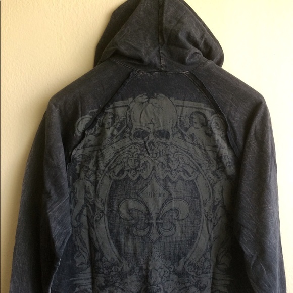 Affliction Other - ⚜️ Affliction Men’s Fleur-de-lis Zip Hoodie,Medium